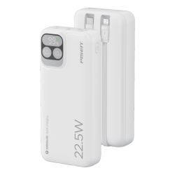 Pin Sạc Dự Phòng PISEN 20000mAh QUICK POWERLink 22.5W TP-D32 White (Kèm Cáp Lightning, USB Type C)