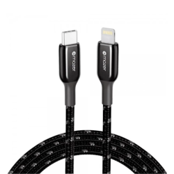 Cáp Sạc MAZER Mfi M-PL3Pro-C2L125-BK (USB Type CSang Lightning, 30W, Dây Dù)