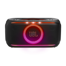 Loa Di Động JBL PartyBox On-The-Go 2 (Công Suất 100W, Kết Nối Bluetooth 5.4, Chuẩn Kháng Nước  IPX4, Thời Lượng Pin Lên Đến 15 Giờ, Kèm 3 Mic, Có Dây Đeo)