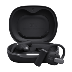 Tai Nghe Không Dây Open Ear JBL Sense Pro Black (Bluetooth 6.0, Chuẩn Kháng Nước Và Bụi IP54, Thời Lượng Pin Lên Đến 8 Giờ)