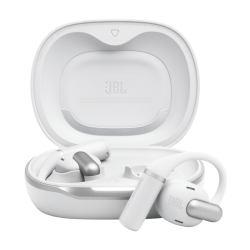 Tai Nghe Không Dây Open Ear JBL Sense Pro White (Bluetooth 6.0, Chuẩn Kháng Nước Và Bụi IP54, Thời Lượng Pin Lên Đến 8 Giờ)