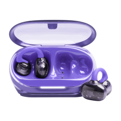 Tai Nghe Không Dây Open Ear JBL Soundgear Clips Purple (Bluetooth 5.4, Thời Lượng Pin Đến 8 Giờ, Chuẩn Kháng Nước Bụi IP54)