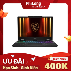 Laptop Gaming MSI Cyborg 15 B13WFKG 658VN (Intel Core i7-13620H, RAM 16GB, SSD 1TB, RTX 5060, Màn Hình 15.6inch FullHD 144Hz, Windows 11 Home, Màu Đen)