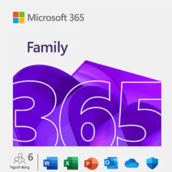 Phần Mềm Office 365 Family Subscr PK Lic 1YR Online APAC EM ESD(EP2-36890)
