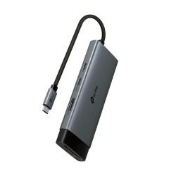 Bộ Chuyển Đổi Hub USB-C 7 in 1 TP-Link UH7020C (HDMI 4K, SD/MicroSD, PD 100W, USB-C, 2x USB-A)