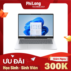 Laptop HP OmniBook 7 14-fs0043TU C1MN3PA (Core 5 210H, RAM 16GB LPDDR5, SSD 512GB, VGA Intel Graphics, Màn Hình 14 inch IPS 2K 60Hz, Windows 11, Office HS 24)