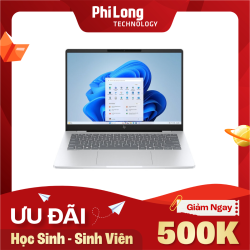Laptop HP OmniBook 7 14-fr0027TU C1MN1PA (Intel Core Ultra 7 255U, RAM 16GB, SSD 512GB, Intel Graphics, Màn Hình 14 inch WUXGA, Windows 11, Office, Màu Bạc)