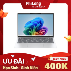 Laptop HP OmniBook 7 Aero 13-bg1087AU BZ7S1PA (AMD Ryzen AI 5 340, RAM 16GB, SSD 512GB,  AMD Radeon 840M, Màn Hình 13.3 inch WUXGA, Windows 11, Office, Màu Bạc)