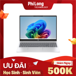 Laptop HP OmniBook 5 16-ag1069AU BZ7T1PA (AMD Ryzen AI 5 340, Ram 16 GB, SSD 512 GB, AMD Radeon 840M Graphics, Màn Hình 16 inch WUXGA, Windows 11 Home, Màu Bạc)