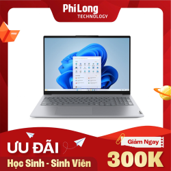Laptop Lenovo ThinkBook 16 G9 IRL 21US008LVA (Intel Core 7 240H, RAM 16GB, SSD 1TB, Intel Graphics, Màn hình 16 inch IPS WUXGA 400nits 60Hz, VGA Intel Graphics, DOS)