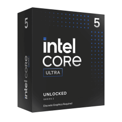 CPU Intel Core Ultra 5 250KF Plus (4.2GHz Turbo 5.3GHz, 18 nhân 18 luồng, 30MB L3 Cache, 125W, No GPU, LGA 1851)