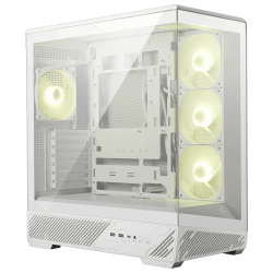 Vỏ Case MSI MAG PANO 130R PZ White (ATX, Sẵn 4 fan ARGB, Max 10 fan, Rad 360, USB-C)