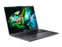 Laptop Acer Aspire 16 AI A16-71M-59L5 (Intel Core Ultra 5 125H, RAM 16GB. SSD 512GB, VGA Intel Arc, Màn Hình 16 inch FHD+ 60Hz, 300 nits, Windows 11, Màu Xám)