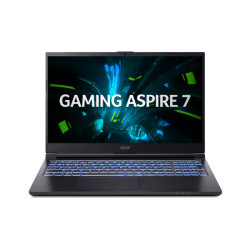 Laptop Acer Gaming Aspire 7 A715-59G-55MD (Intel Core i5-13420H,  RAM 16GB, SSD 512GB, RTX 3050 6GB, Màn Hình 15.6inch FullHD 144Hz, Windows 11, Màu Đen)