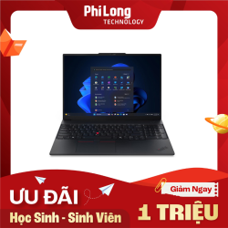Laptop Lenovo ThinkPad E16 Gen 3 (21SR00AAVN) (Intel Core Ultra 5 135H, RAM 16GB, SSD 512GB, Intel Graphics, Màn Hình 16 inch WUXGA, Windows 11, Màu Đen)