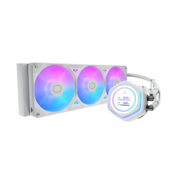 Tản Nhiệt Nước AIO Cooler Master MasterLiquid 360 Atmos II LCD ARGB White (LGA 1851/1700/1200/115x, AM5/AM4)