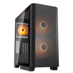 Vỏ Case Cougar Airface Flo RGB Black (ATX, Sẵn 3 fan ARGB, Cổng I/O dạng modular, Rad 360, USB-C)