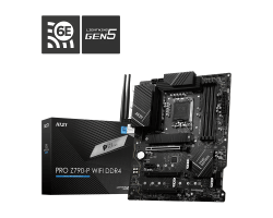 Mainboard MSI PRO Z790-P WIFI DDR4 (LGA 1700, 4x DDR4, HDMI, Displayport, USB-C, M.2 PCIe 4.0, WiFi 6E, ATX)