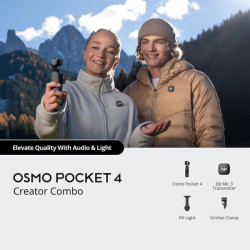 Máy Quay Phim DJI Osmo Pocket 4 (Creator Combo)