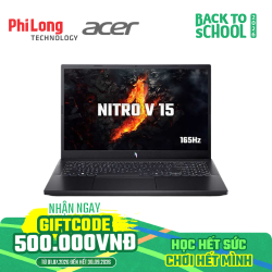 Laptop Acer Gaming Nitro ANV15-41-R732 (AMD Ryzen 5 6600H, RAM 16GB, SSD 512GB, RTX 4050 6GB, Màn Hình 15.6inch FullHD 165Hz, Windows 11, Màu Đen)