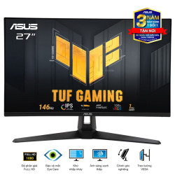 Màn Hình Gaming ASUS TUF Gaming VG279QE5A-R (27 inch, FHD, IPS, 146Hz, 1ms, Speaker)