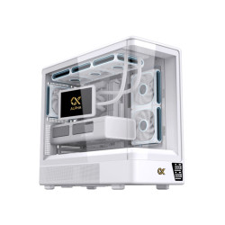 Vỏ Case Xigmatek MOON ML DGT Arctic (White) - EN49705 (m-ATX, Kính cong, No Fan, Max 9 Fan, Rad 360)