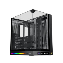 Vỏ Case Xigmatek OCEAN II DGT Black - EN90700 (E-ATX, 3 mặt cường lực, No Fan, Max 7 Fan, Rad 360)