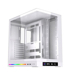 Vỏ Case Xigmatek CLOUD DGT Arctic (White) - EN90755 (E-ATX, No Fan, Max 10 Fan, Rad 360)