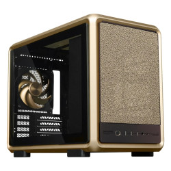 Vỏ Case Cooler Master MasterFrame 400 Mesh Gold Limited Edition (m-ATX, Sẵn 1 fan ARGB, Max 9 fan, Rad 360, USB-C 20Gbps)