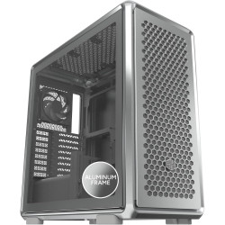 Vỏ Case Cooler Master MasterFrame 600 Silver (E-ATX, Sẵn 4 fan ARGB, Max 10 fan, Rad 420, USB-C 20Gbps)