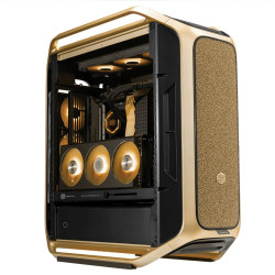 Vỏ Case Cooler Master COSMOS ALPHA GOLD Limited Edition (Logo mạ vàng 24K, Full Tower, E-ATX, Sẵn 3 fan, Max 15 fan, Rad 420, USB-C 20Gbps)