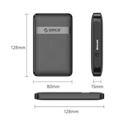 Hộp Đựng Ổ Cứng 2.5inch Orico 2577U3-V1-BK USB 3.0, Micro-B, Màu đen
