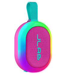 Loa Bluetooth JLab Pop Party Pink (5W, Bluetooth 5.3, Pin 8h, IPX5, RGB)