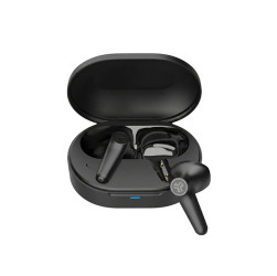 Tai Nghe In Ear Không Dây JLAB J1 Open Pods Black (Bluetooth 6.0, Thời Lượng Pin Đến 35 Giờ, Kháng Nước IP55)