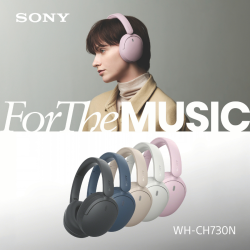 Tai Nghe Chụp Tai Không Dây SONY WH-CH730N Màu Trắng (Chống Ồn Chủ Động, Bluetooth 6.0, Thời Lượng Pin Lên Đến 75 Giờ)