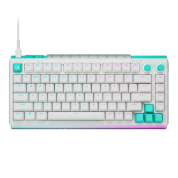 Bàn Phím Cơ Gaming Logitech G512 X 75 TMR White (USB-C, Rapid Trigger, 8 kHz, Dual Swap, LIGHTSYNC RGB)