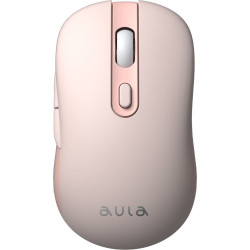 Chuột Không Dây AULA AM212 Pink (2.4GHz, 1600 DPI, Silent, Pin AA)