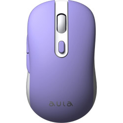 Chuột Không Dây AULA AM212 Purple (2.4GHz, 1600 DPI, Silent, Pin AA)