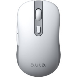 Chuột Không Dây AULA AM212 White (2.4GHz, 1600 DPI, Silent, Pin AA)