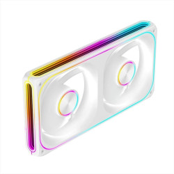 Fan Case MIK H240 ARGB White - Fan Ngược