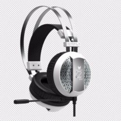 Tai nghe chơi Game Zidli ZH-1 (mic, 3.5, led 7 màu, bọc nhôm)