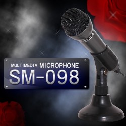 Micro Thu âm SOMIC SENIC SM098 Màu đen, có chân để (Jack 3.5mm)