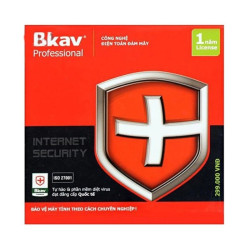 Phần Mềm Diệt Virus BKAV PRO INTERNET SECURITY (1 USER/1 YEAR)