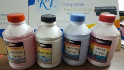 Muc nap for color laser hp m451/m475/m375 cyan + chip hp ce411a