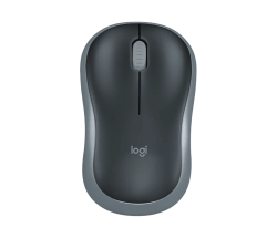 Chuột Không Dây Logitech M185, Đen Viền Xám (910-002255)