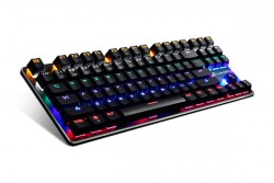 Bàn Phím Cơ Led FL-ESPORTS K180C USB có dây ( Đen Bạc)