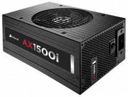 Bộ nguồn CORSAIR PROFESSIONAL GOLD SERIES AX1500i. FAN 12CM. BLACK