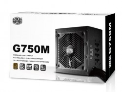 Bộ Nguồn Máy Tính Coolermaster G750M 750W 80 Plus Bronze Modul (RS750-AMAAB1)