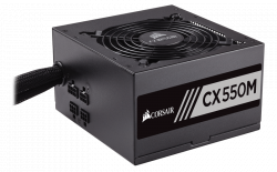 bộ nguồn máy tính cao cấp corsair cx550m (cp-9020102-na) 80 plus bronze modular