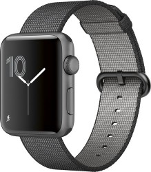 APPLE WATCH SERIES 2 42MM SPACE GRAY WITH BLACK WOVEN NYLON(nhập khẩu)
